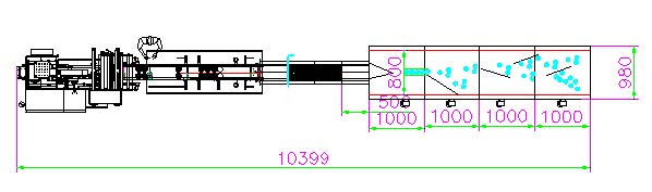 Group bread/hamburger packaging solution drawing