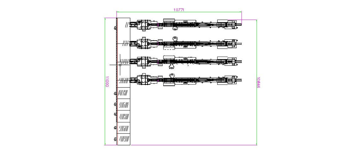 Double Channel Automatic Packaging Line for Biscuit