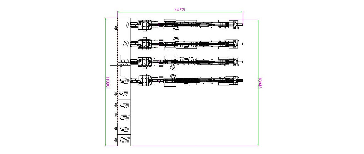 Double Channel Automatic Packaging Line for Biscuit