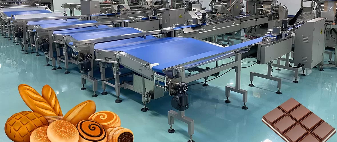 Automated Up Feeding Food Packaging System for Bakery Industry