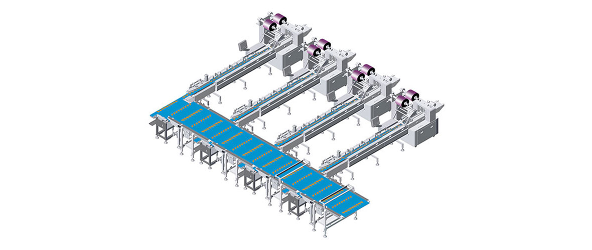 Automatic Cake Processing and Packaging Line