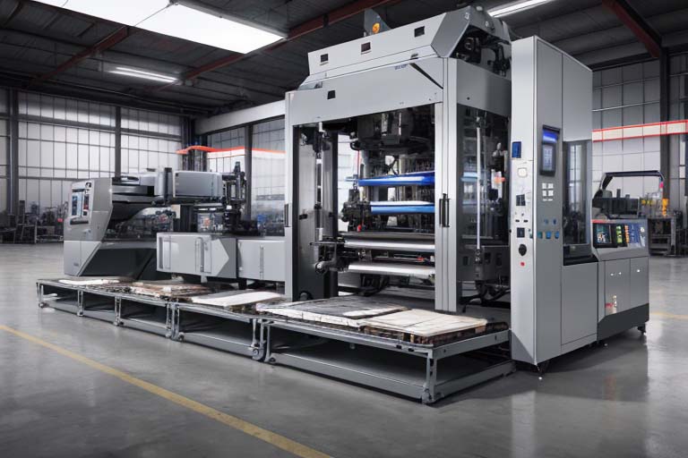 Egg Roll With Tray Packing System