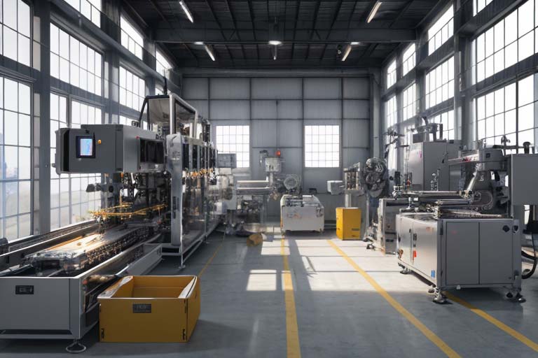 hamburger flow packing machine