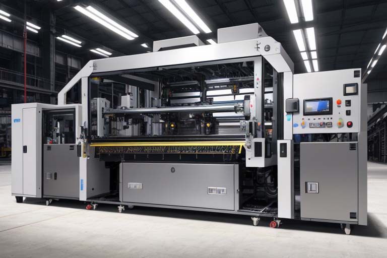 industrial packaging equipment stretched