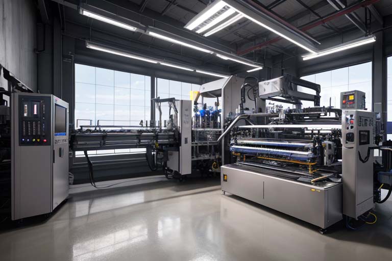 packaging machinery to roll up rolls